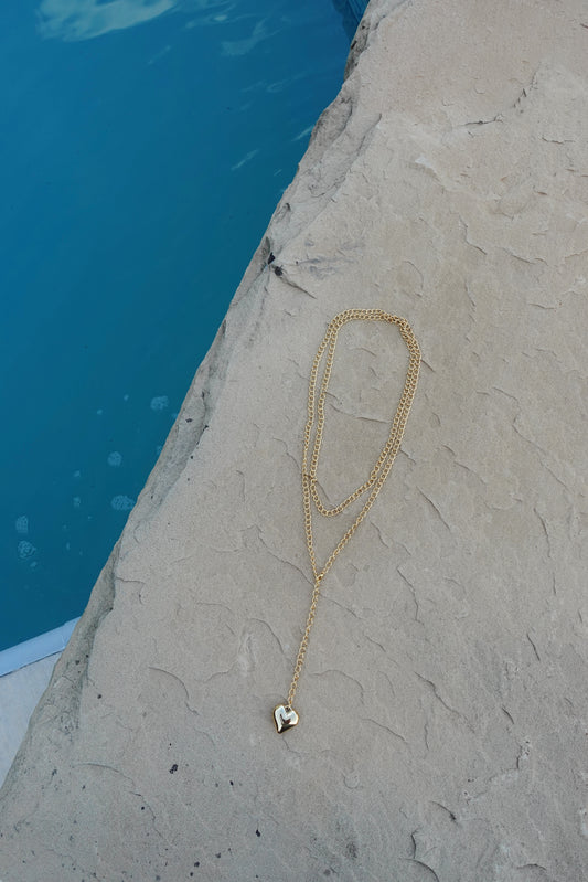 Golden Tide Double Y Necklace