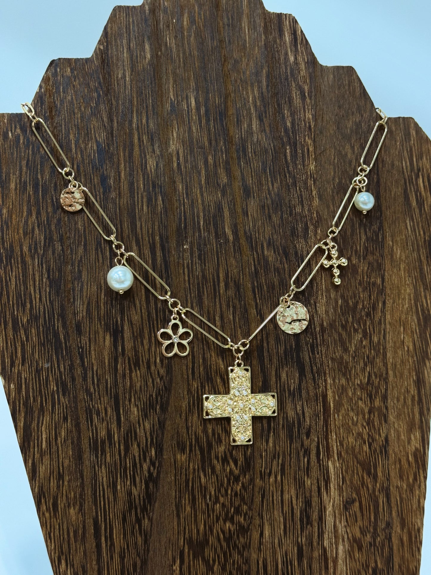 Gold Charm Necklace