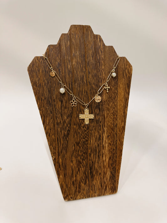 Gold Charm Necklace