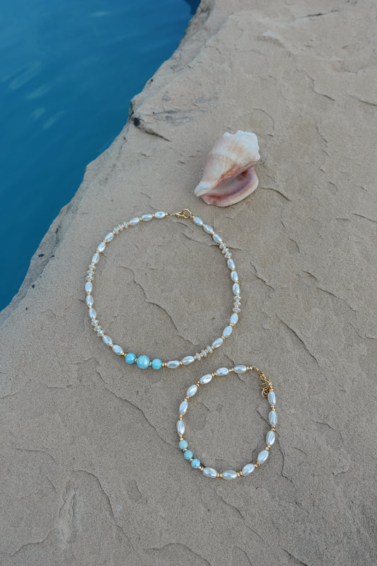 Sea Foam Anklet