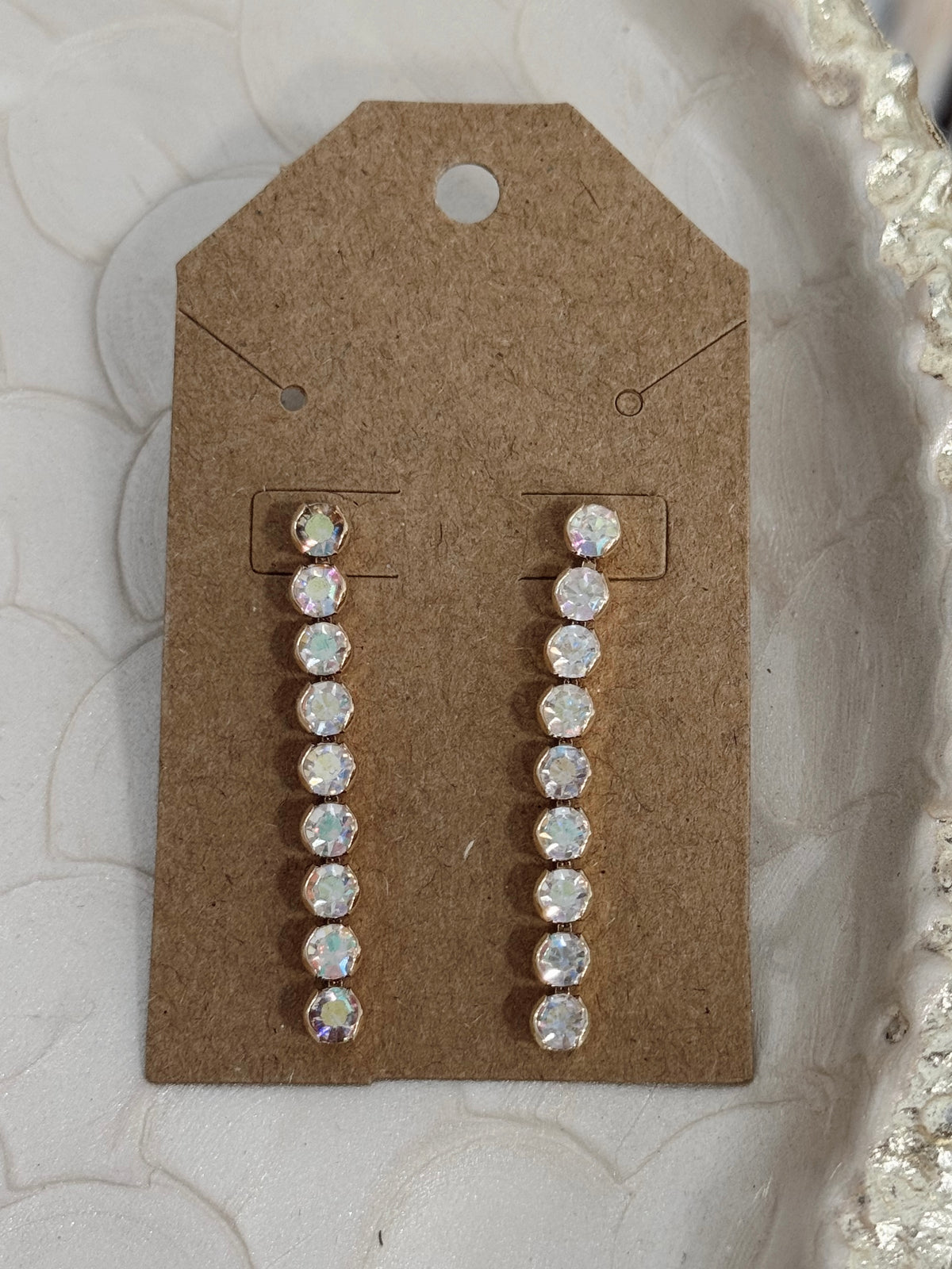 Rhinestone Drop Earrings