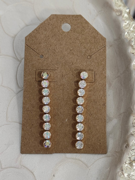 Rhinestone Drop Earrings