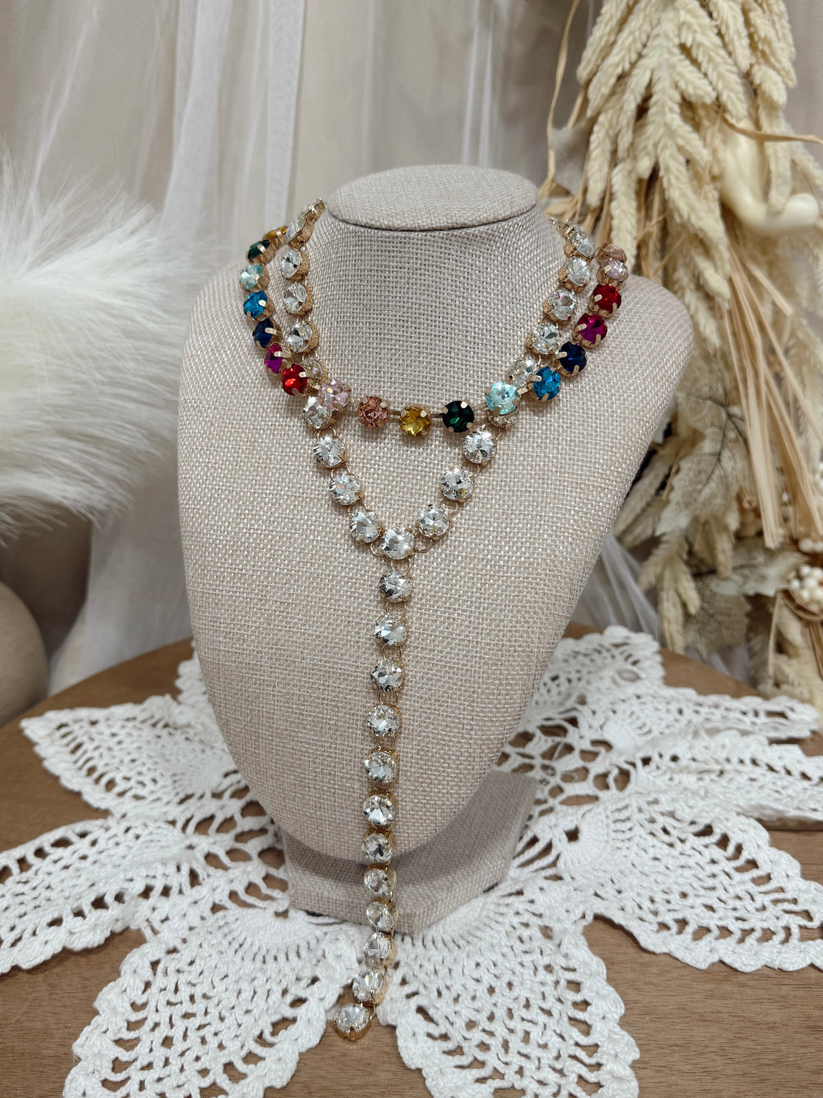 Gilded Jewel Mini Necklace