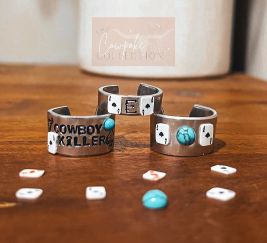 Playing Card Custom Rings