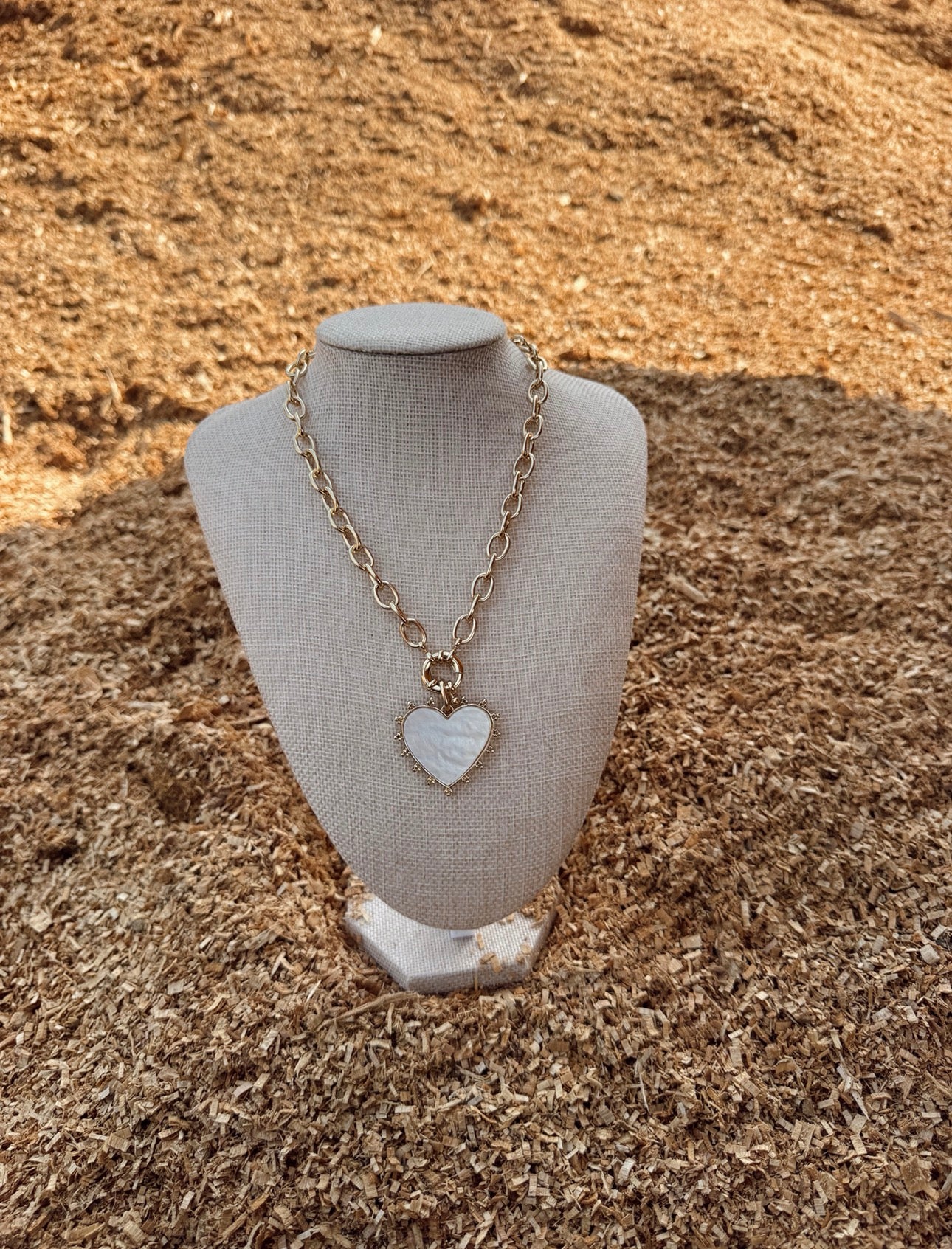 Milky Heart Necklace *PREORDER*