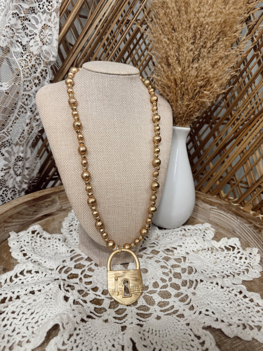 Golden Secrets Necklace