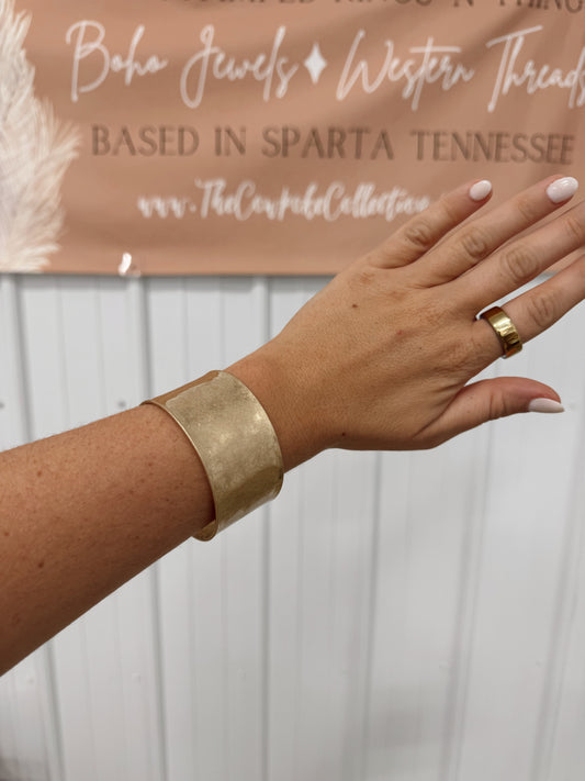 Gold Cuff Bracelet