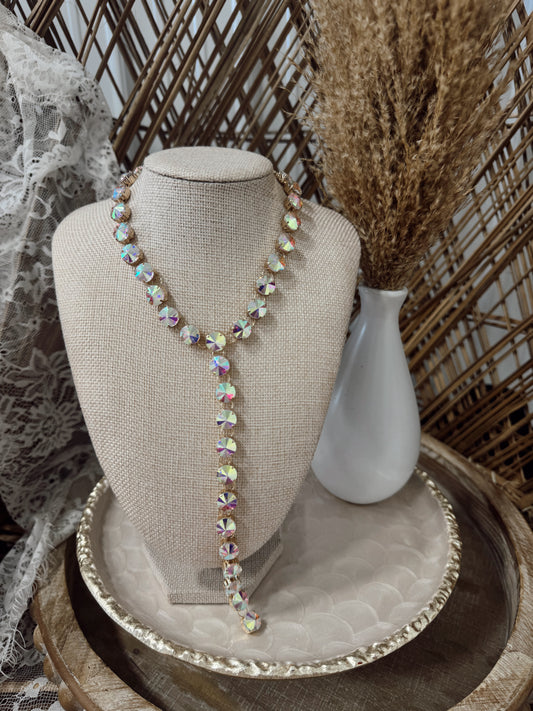 Crystal Drop Necklace