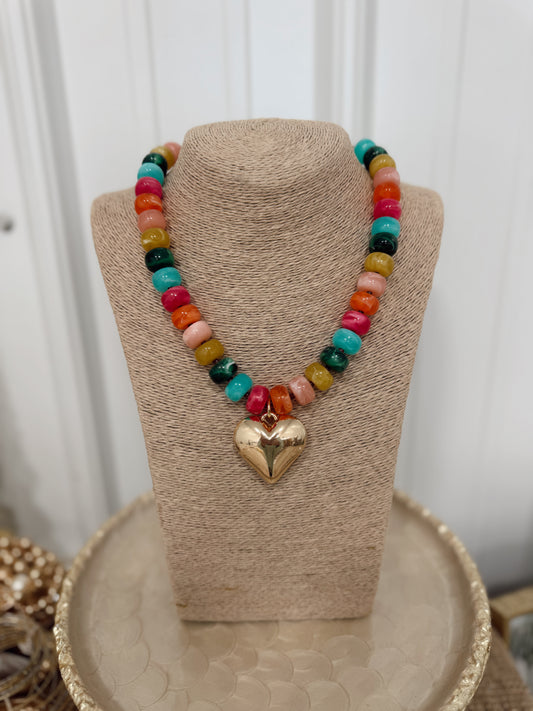 Playful Heart Necklace