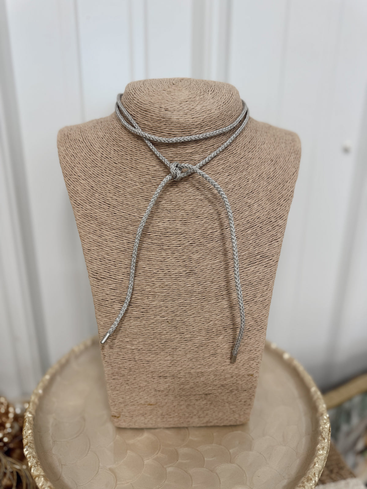 Silver Cord Necklace