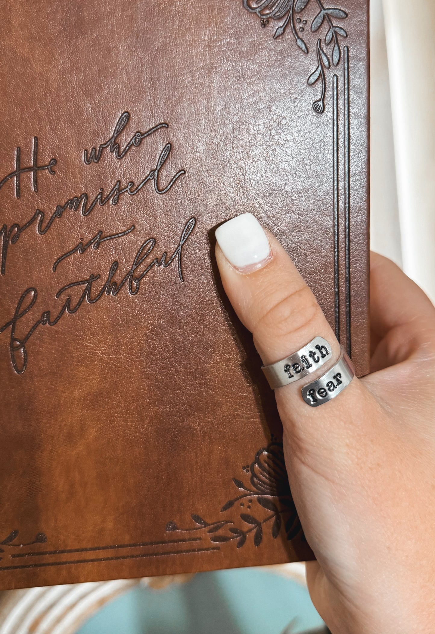 Silver Faith / Fear Ring