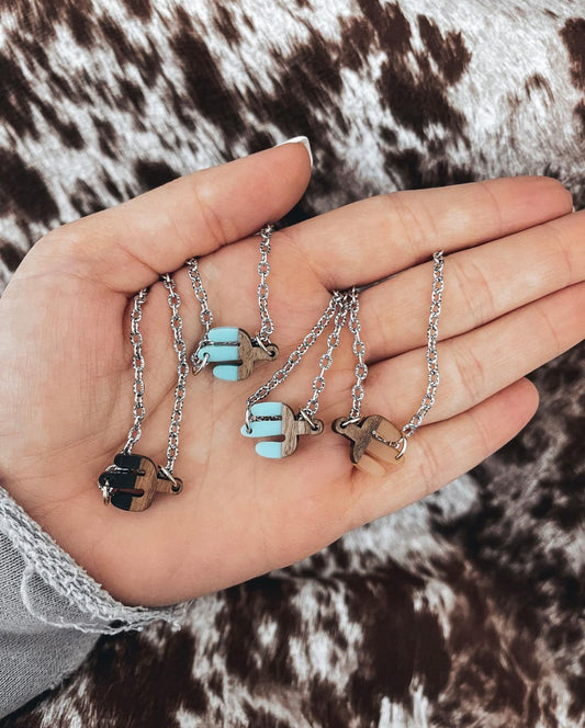 Cactus Charm Necklace