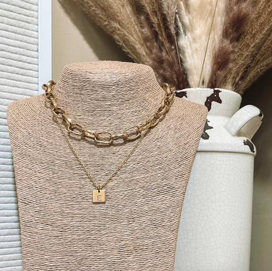 Gold Initial Necklace