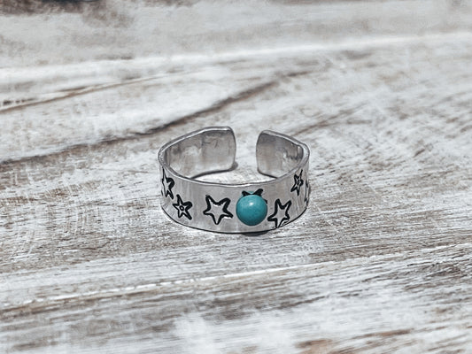 Star & Turquoise Ring