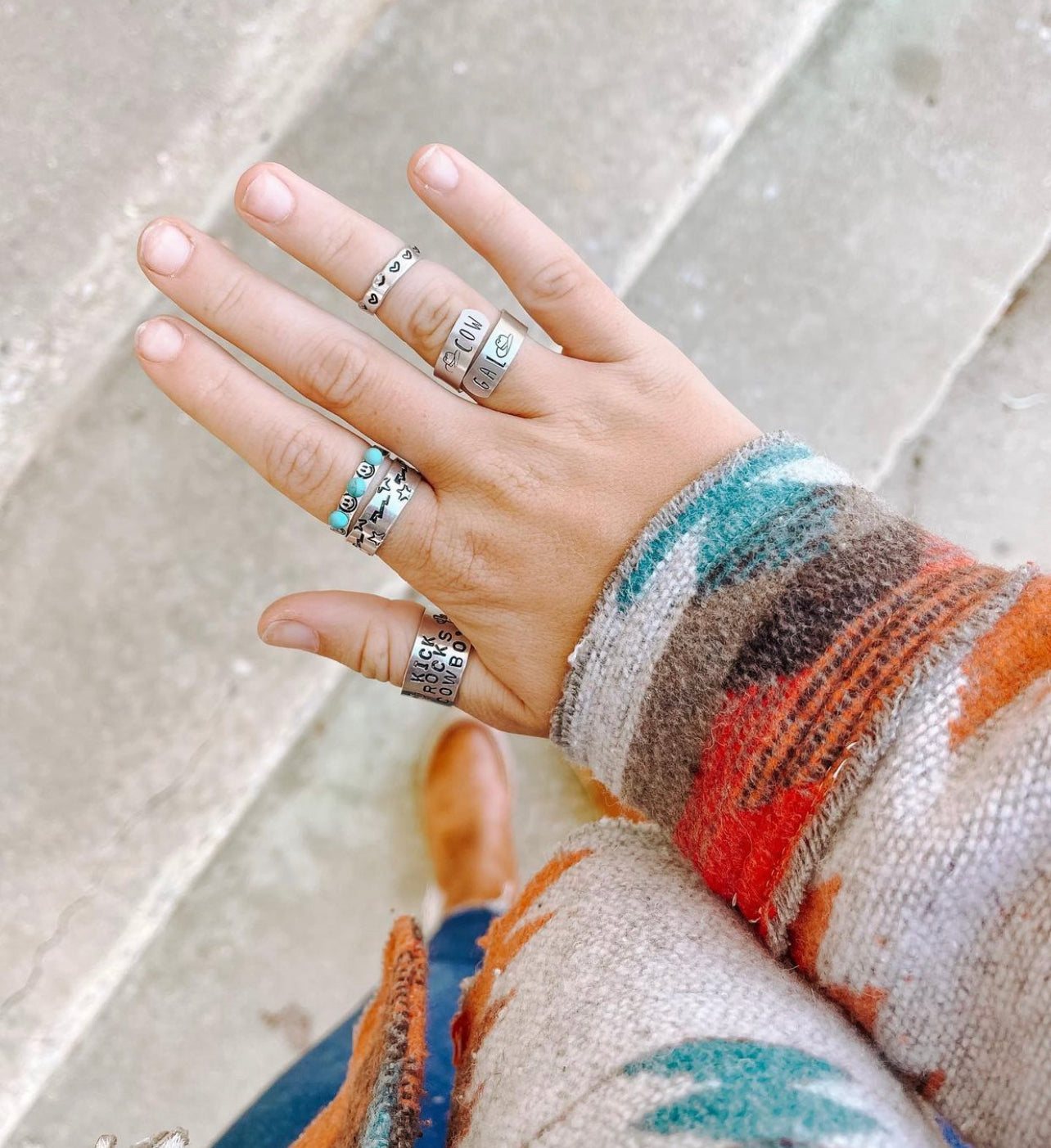 “Cow Gal” Wrap Ring
