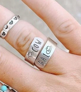 “Cow Gal” Wrap Ring
