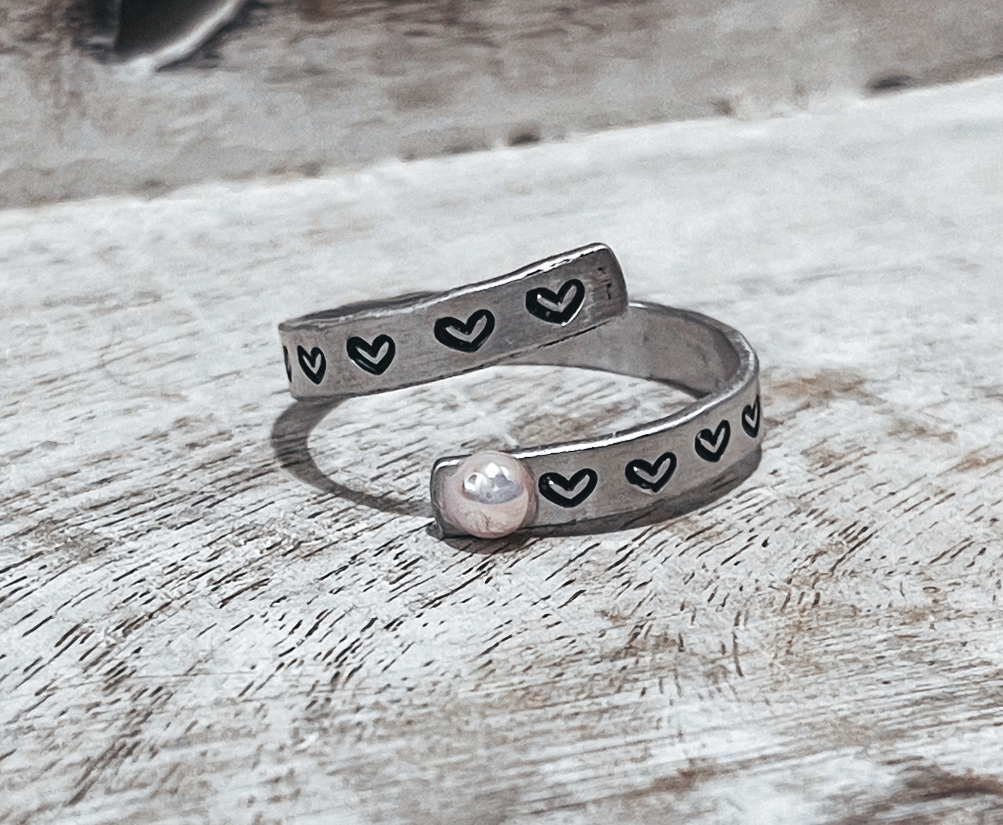 Heart Thin Wrap Ring