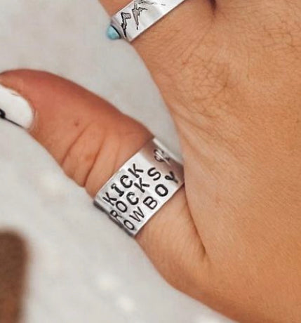KICK ROCKS COWBOY RING