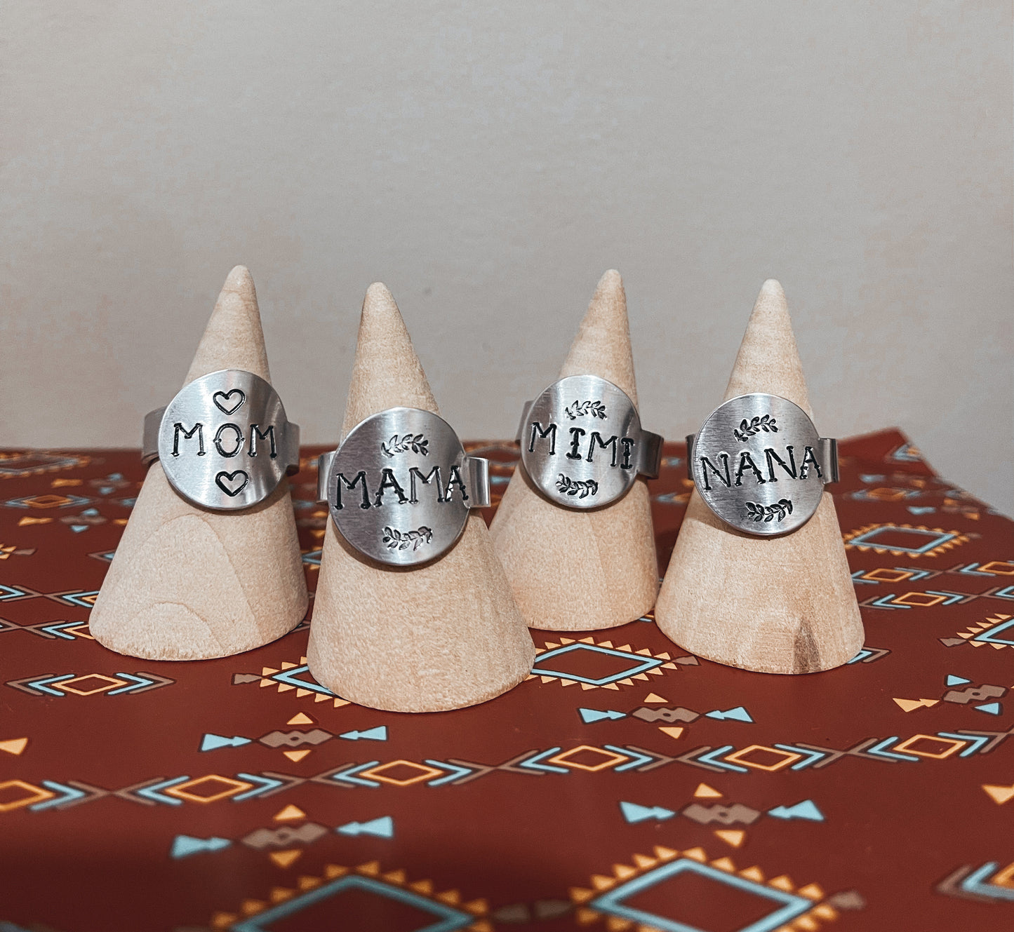 Circle Name Rings