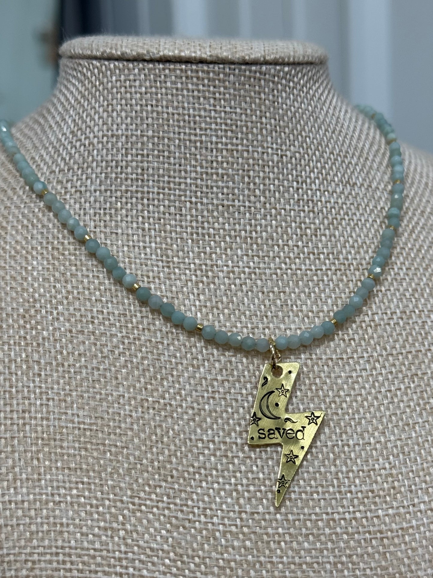 Beaded Lightning Necklace