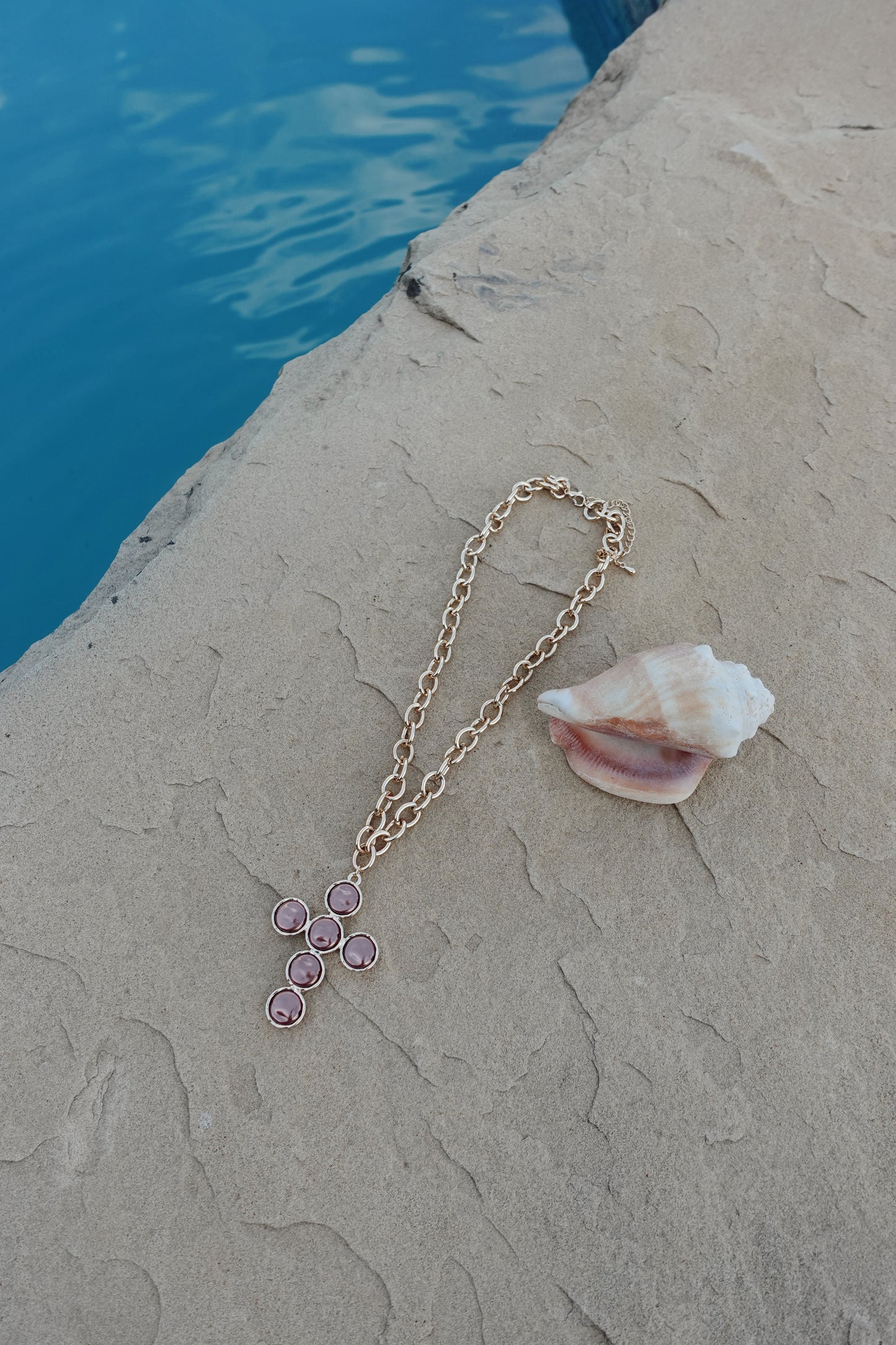 Amethyst Island Cross