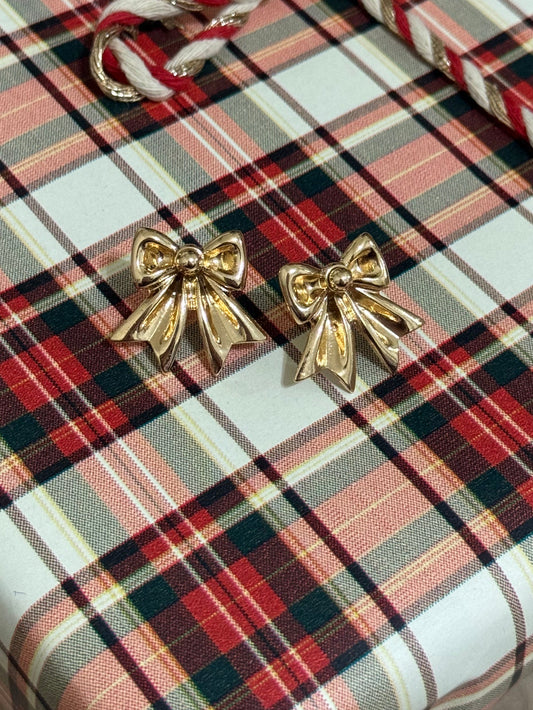 Dainty Bow Earrings