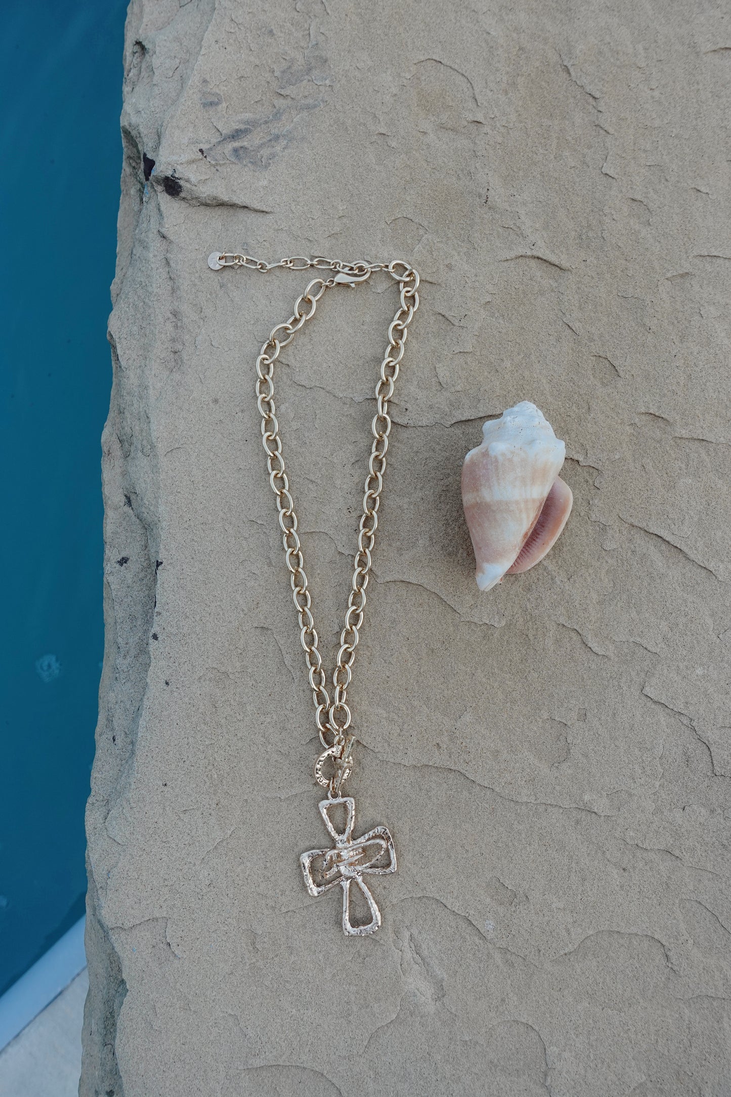 Coastal Cross Necklace