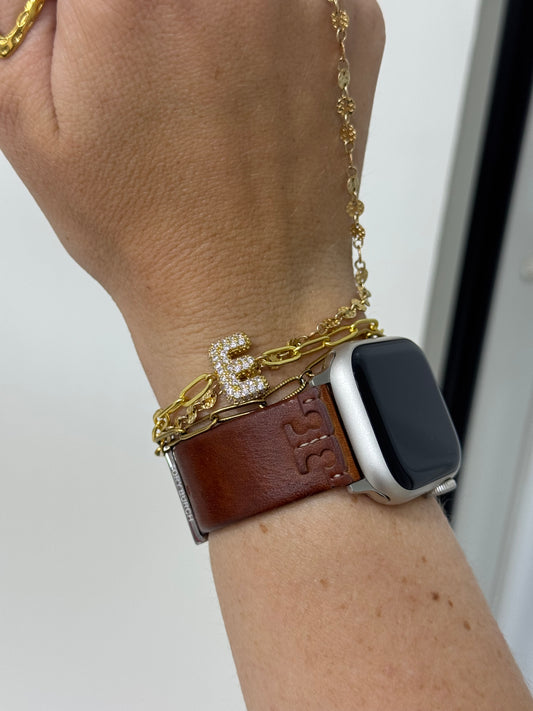 Initial Bubble Bracelet