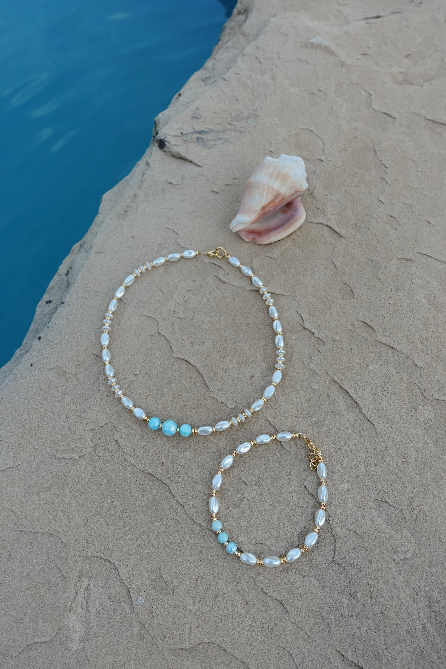 Sea Foam Anklet