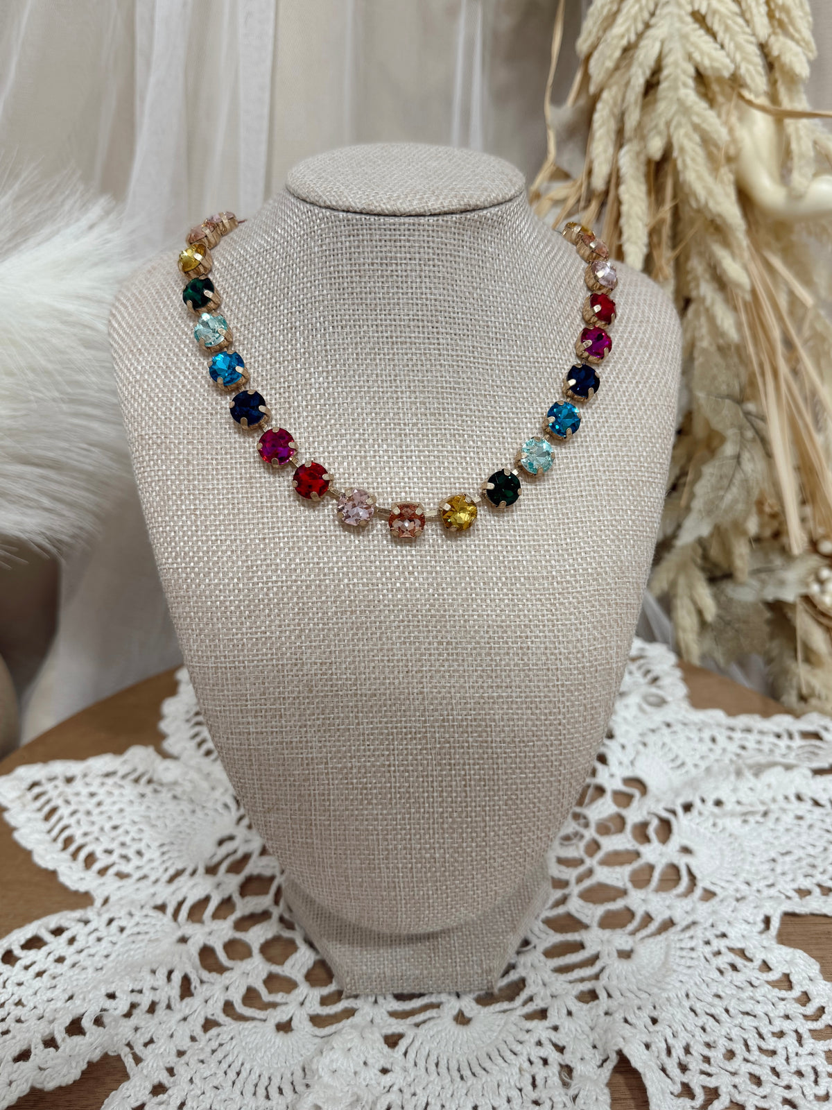 Gilded Jewel Mini Necklace