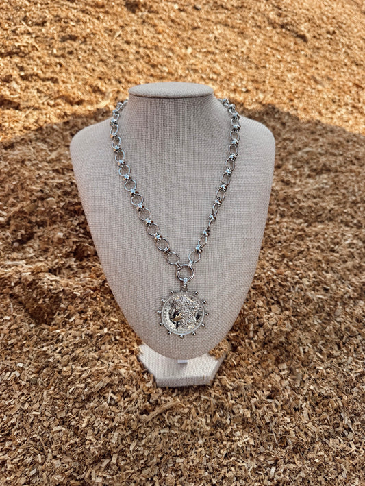 Silver Coin Necklace
