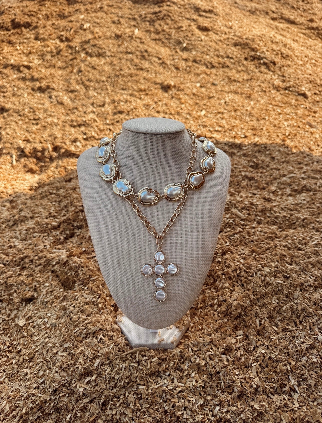 Freshwater Pearl Cross