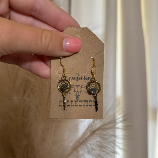 Dreamcatcher Earrings GOLD