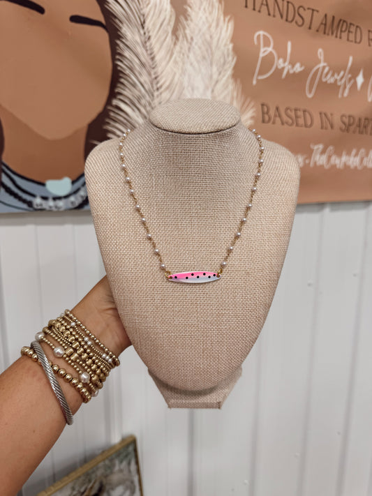 Pink Drift Necklace