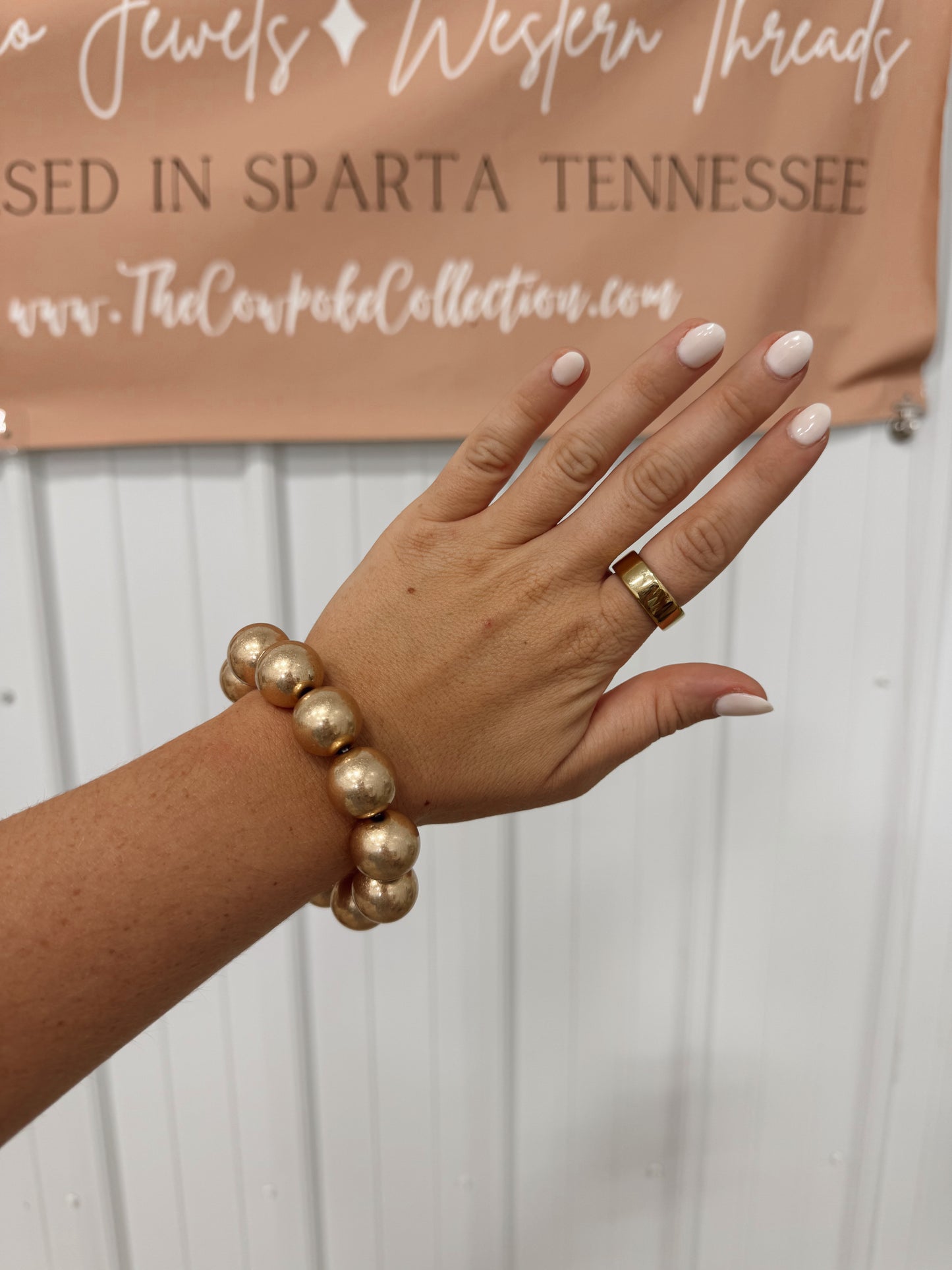 Mini Gold Bubble Bracelet