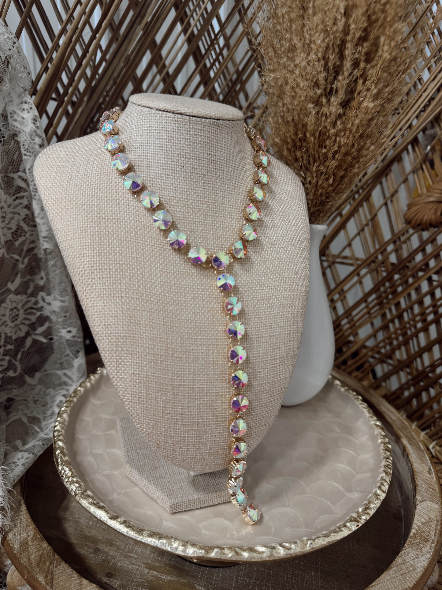 Crystal Drop Necklace