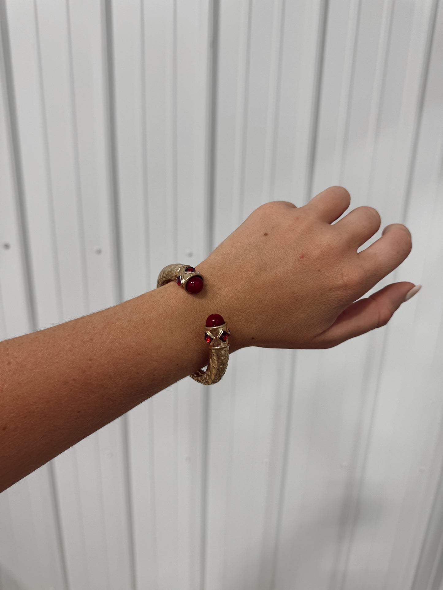 Deep Red Classy Cuff