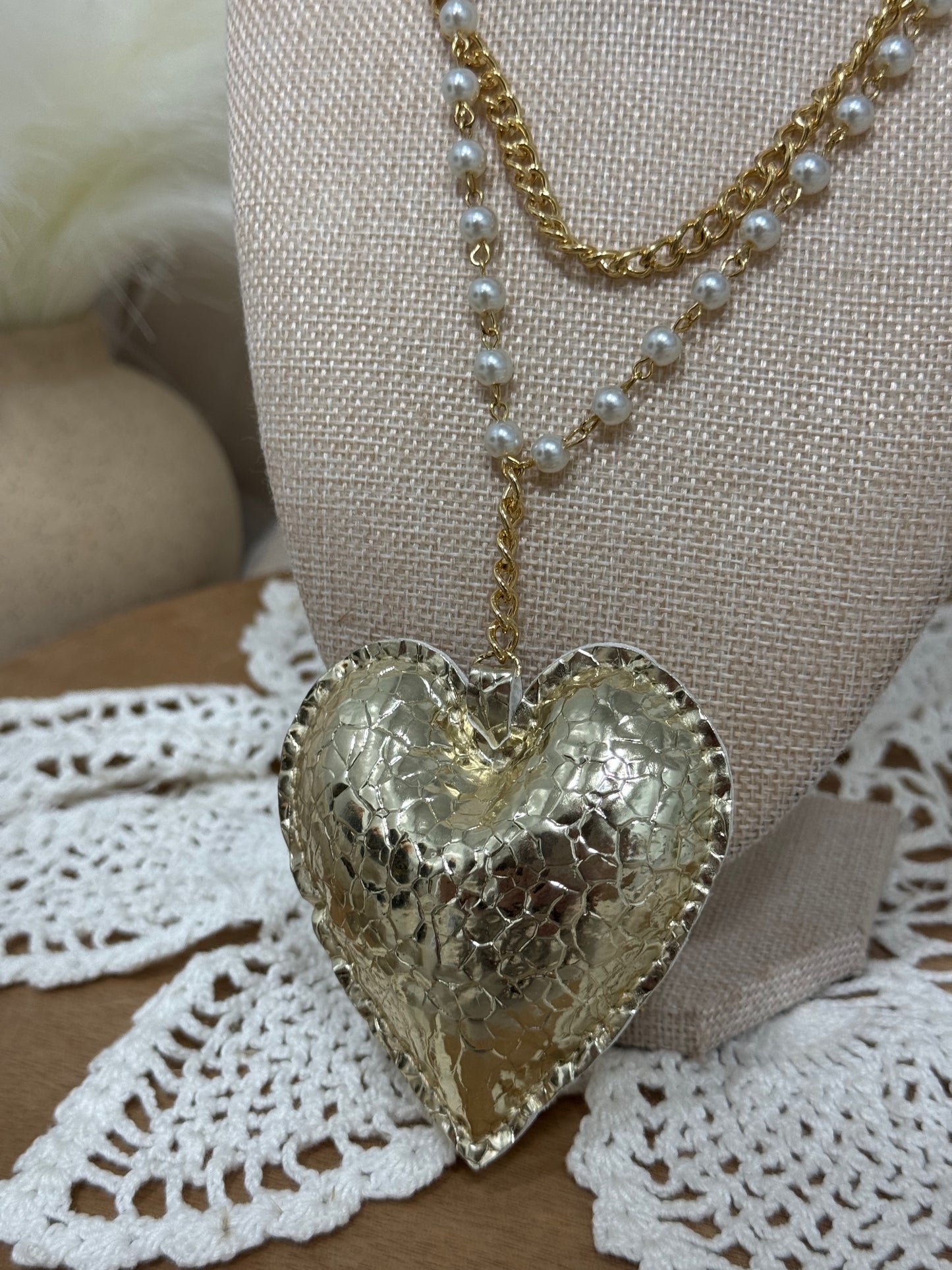 Golden Pearls Necklace