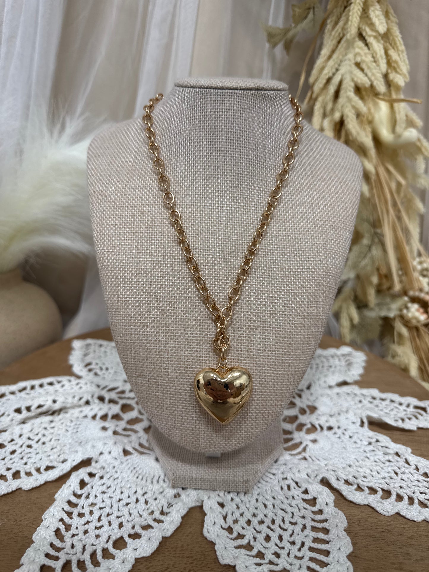 Gold Heartland Necklace