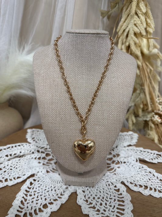 Gold Heartland Necklace