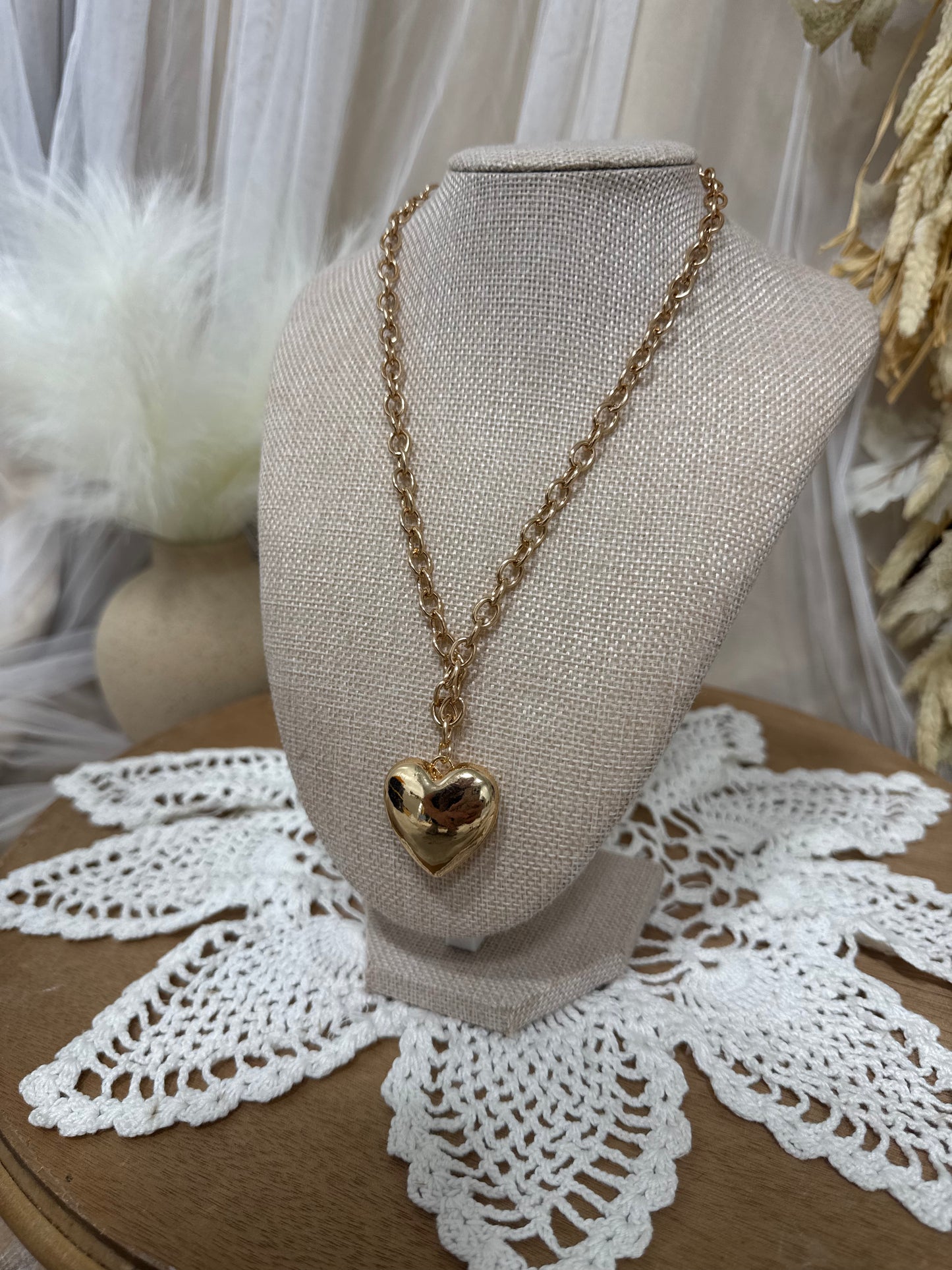 Gold Heartland Necklace