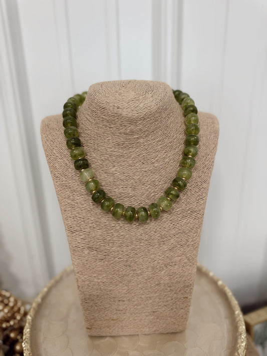 Green Stone Necklace