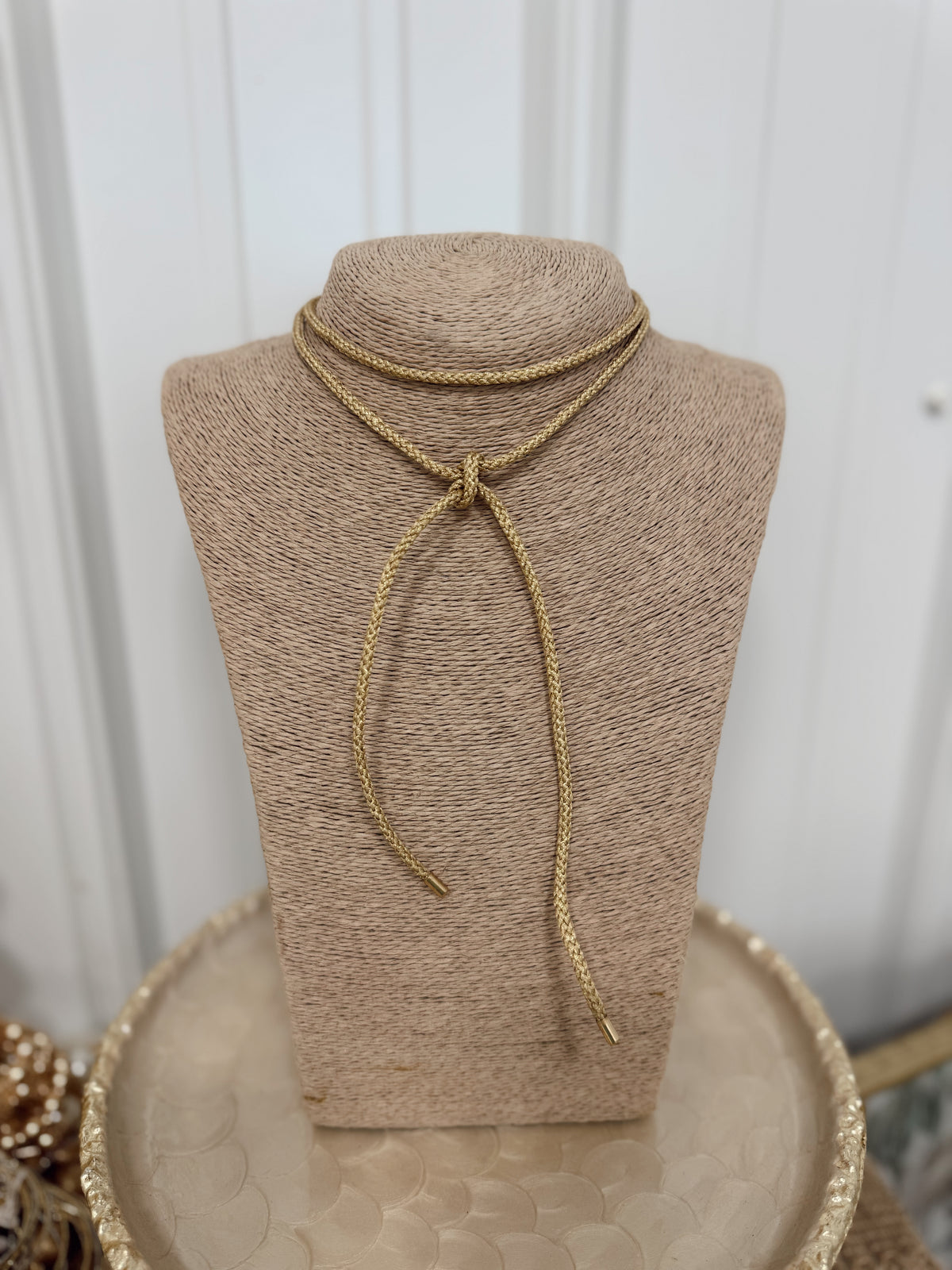 Gold Cord Necklace