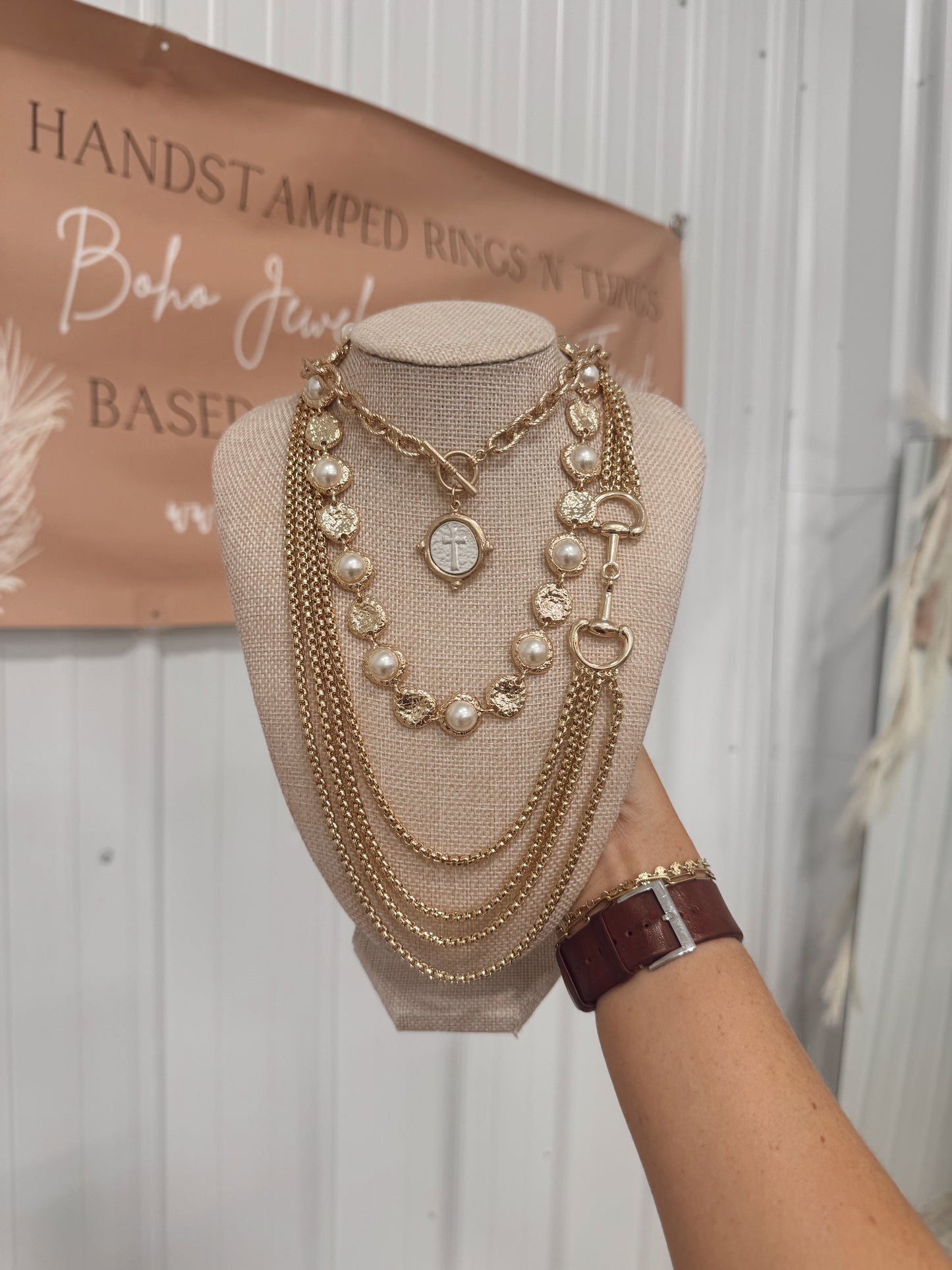 Freshwater Pearl Coin Necklace