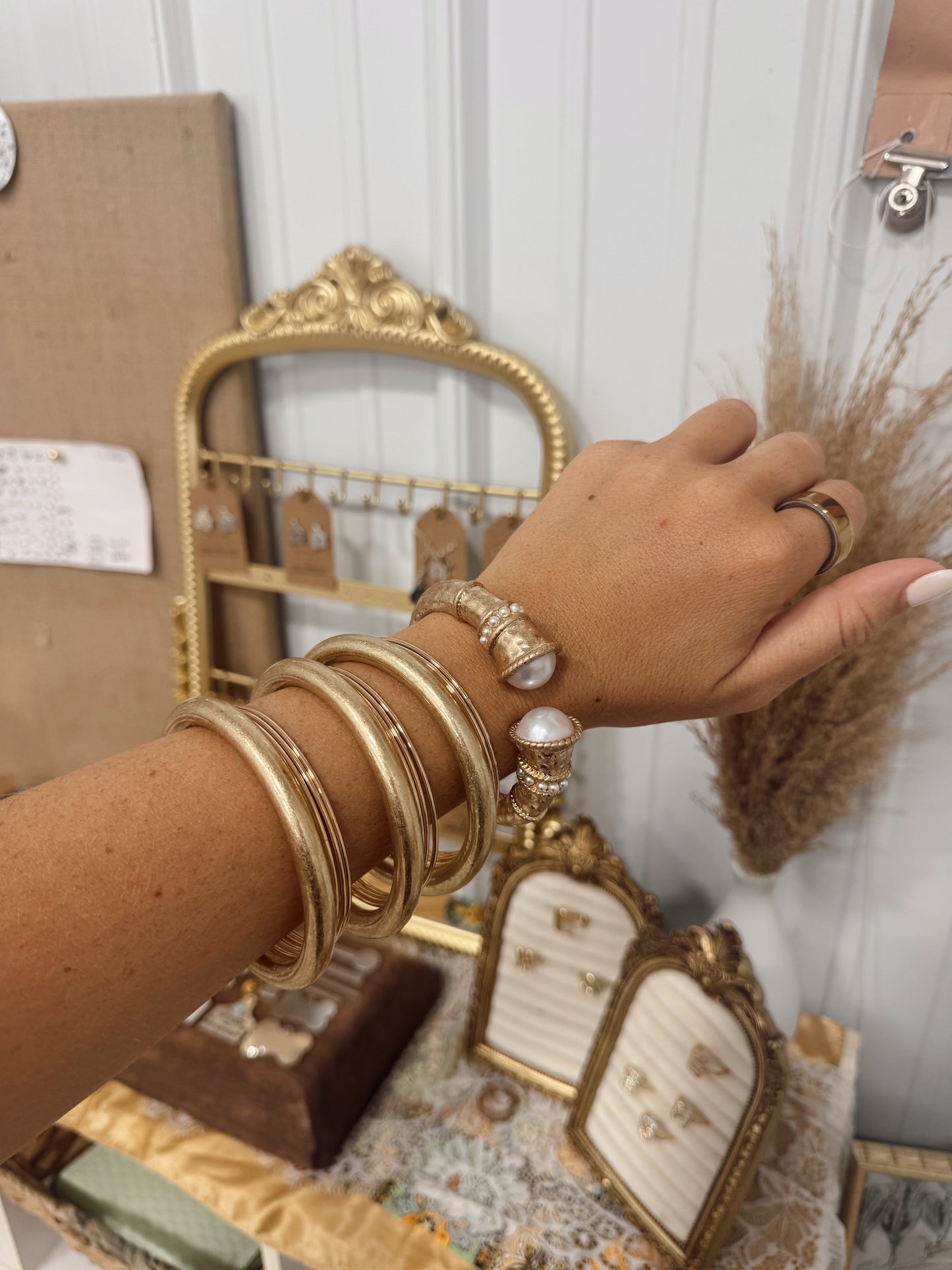 Gold Girl Bracelet Set Water Resistant