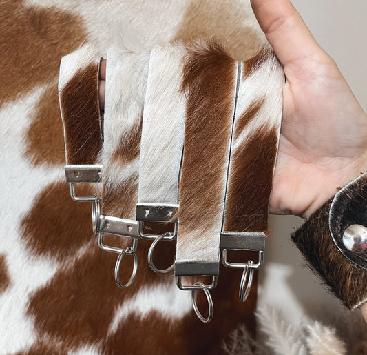 Genuine Cowhide Keychain