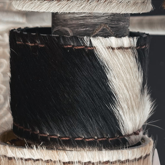 Cowhide cuff