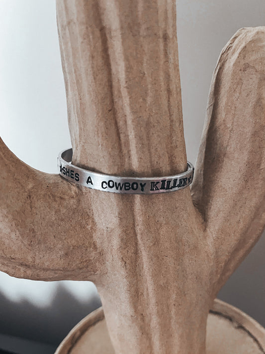 "She's a Cowboy Killer" Bracelet